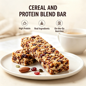 Barra de Proteína de Cereal con Alto Contenido de BCAA, Creatina, Caseína, para el Crecimiento Muscular, Proteína Orgánica para Adultos, Sin Azúcar, Baja en Carbohidratos, Libre de Crueldad Animal - Product Image 1