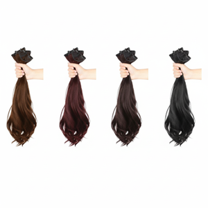 Postizo de onda larga natural con pasador apretado Parte de bruja Accesorios para el cabello - Product Image 1