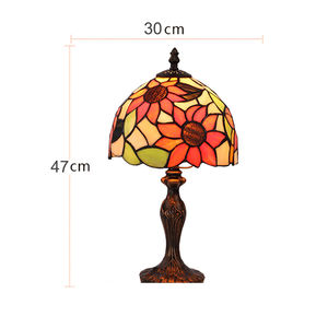 Vente en gros Abat-jour en verre original de luxe Lampe de table <span class=keywords><strong>Tiffany</strong></span> rétro baroque européen de chevet - Product Image 6