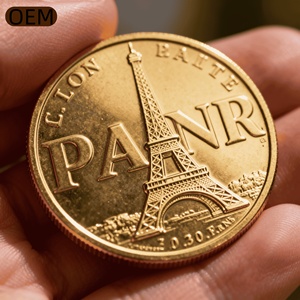 Moneda Conmemorativa de Jesús con Corona de Espinas, Bañada en Bronce, Precio de Fábrica, Regalo Cristiano, Arte Religioso - Product Image 1