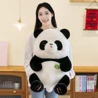 Peluche Panda Brodé Super Doux pour Princesse, Rembourrage Coton PP, Anti-Stress, Souvenir de Voyage, Cadeau pour Enfants