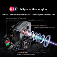 Projecteur Dangbei S7 Ultra Max 4K, compatible 3D, DLP, Android 11, home cinéma portable, haute luminosité, laser tricolore à faible émission de lumière bleue, garantie 3 ans