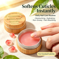 Baume pour cuticules SAGALAGA 30g, OEM ODM, multi-usages, portable, pour l'entretien des ongles en spa et coffret cadeau