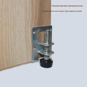 Heavy Duty Wardrobe Adjustable Feet for Uneven Floors, Furniture Cabinet Side Mount Adjustable Non-Slip Feet - Product Image 3