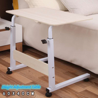 Table d'ordinateur portable moderne et simple, réglable en hauteur, en bois et en métal, pour étudiants, bureau, chambre ou bureau à domicile