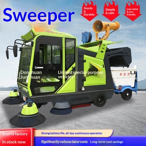 New-energy road sweeper, ride-on street sweeper, municipal sanitation road-cleaning vehicle - Product Image 2