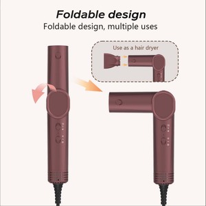 Secador de Pelo Plegable Zexi de 1300W con Motor sin Escobillas de 110,000 RPM, Cepillo de Alta Velocidad 5 en 1 - Product Image 3