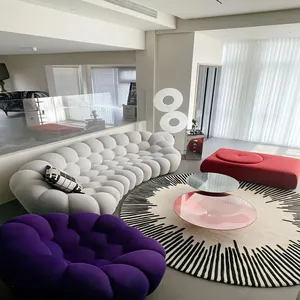 Мебель для гостиной, высокий пол, роскошный диван, бархатный 3-местный комплект для дивана