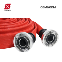 Tuyau d'incendie flexible de qualité supérieure, 1,5'' x 2'', doublé, résistant à l'abrasion, pour système de protection incendie municipal