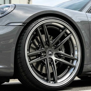 Jantes BZY personnalisées en 3 parties forgées 5x130 pour <span class=keywords><strong>Porsche</strong></span> 911 992 Turbo 991 997 Carrera <span class=keywords><strong>S</strong></span> 718 <span class=keywords><strong>Taycan</strong></span> 19 20 21 pouces, jantes en alliage profond - Product Image 1