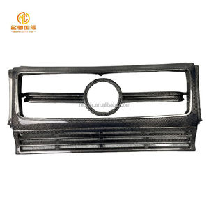 Calandre en Fiber de carbone, haute qualité, pour <span class=keywords><strong>mercedes</strong></span>-benz <span class=keywords><strong>classe</strong></span> <span class=keywords><strong>G</strong></span> <span class=keywords><strong>AMG</strong></span> G500 G63 G350 G55 G65 / W463 - Product Image 1