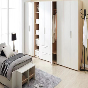 Modern <strong>Wardrobe</strong> Wooden Walking <strong>Closet</strong> Bedroom Customized <strong>Wardrobe</strong> Cabinet - Product Image 5