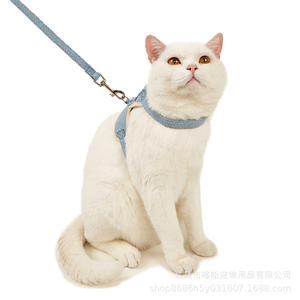 Harness dan Tali Anjing Kucing Model Vest, Tali Dada Beruang Kecil, Dapat Disesuaikan, Grosir Produsen - Product Image 2