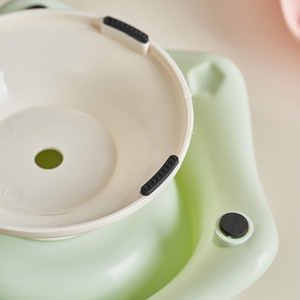 ชามสัตว์เลี้ยงสแตนเลสทรงหกเหลี่ยมกันลื่นป้องกันการพลิกคว่ำสำหรับแมว - Product Image 3
