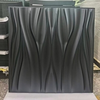 Faux plafond en PVC facile à nettoyer 605x605mm, effet visuel 3D, anti-moisissure, ignifuge, écologique pour usage domestique
