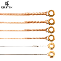 12/53 High Quality Factory Price Anti-rust Coated Poly Film Kirsten High Carbon Steel Phosphor Bronze Nickel Plated Ball End