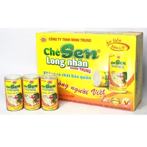 Dessert vietnamien en gros aux graines de lotus et longanes, 365g x 24 boîtes, sans conservateurs, prix fournisseur - Product Image 3