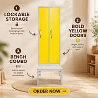 Armoire métallique moderne à deux portes en acier, robuste et personnalisable, pour salle de classe, atelier, appartement, maison, mobilier et rangement de vêtements