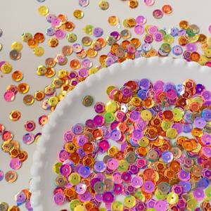 Scintillante paillettes rotonde artigianato <span class=keywords><strong>Confetti</strong></span> Glitter per capi donna accessori abbellimento - Product Image 2