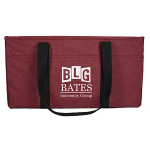 Sac isotherme moderne en polyester recyclé imprimé sérigraphié avec fermeture éclair, imperméable et réutilisable - Product Image 6