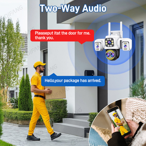 Precio directo de fábrica 16MP Cámara DE SEGURIDAD Wifi para exteriores 3 pantallas con zoom 10X Cámara de visión nocturna Red PTZ Audio bidireccional OEM - Product Image 5