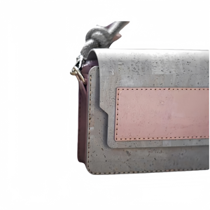 Bolsos de Corcho Bicolor Personalizados Chic Tendencia Sostenible Cruzados <span class=keywords><strong>Hombro</strong></span> Livianos OEM Al Por Mayor - Product Image 6