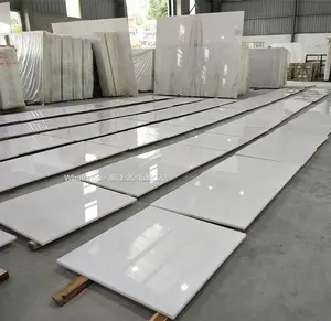 वियतनाम सस्ते सफेद संगमरमर टाइल्स और फर्श और दीवारों के लिए आकार में कटौती