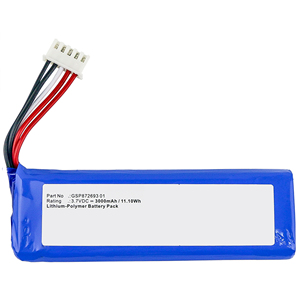 แบตเตอรี่ 3.7V 3000mAh 11.10Wh สำหรับ <span class=keywords><strong>JBL</strong></span> <span class=keywords><strong>BAR</strong></span> <span class=keywords><strong>5.1</strong></span> Flip 4 Flip 4 รุ่นพิเศษ GSP872693 01 GSP872693 03A P763098 03A - Product Image 2