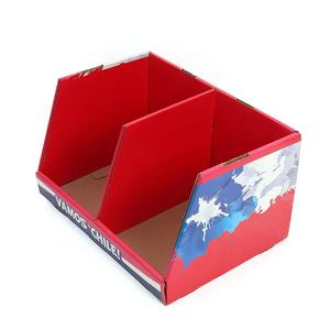 Support d'affichage en carton ondulé à <span class=keywords><strong>prix</strong></span> bas, directement de l'usine, pour la promotion en supermarché - Product Image 5