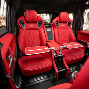 Kit de mise à niveau complet de l'intérieur de style <span class=keywords><strong>BRABUS</strong></span> de luxe pour Mercedes Benz Classe G G63 G500 G550, sièges sport imperméables, réfrigérateur, équipement d'avion - Product Image 2