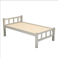 Meubles scolaires économiques, petit lit simple, lit à cadre métallique, lit simple en bois, lit simple en métal, lit simple pour ouvrier, lit pour personnel