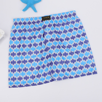 UOKIN Vente en gros en usine Short décontracté d'été à imprimé moyen pour hommes Taille élastique Polyester 100% Caleçon boxeur respirant