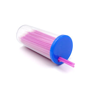 100 Uds extensión de pestañas hisopos de limpieza <span class=keywords><strong>Lash</strong></span> Lift removedor de pegamento aplicadores Microblade cepillos de maquillaje pestañas herramientas de permanente - Product Image 6