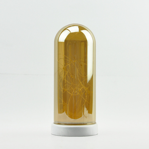Cloche dôme en verre avec Base en bois, lampe féerique LED fonctionnant sur batterie, décoration <span class=keywords><strong>de</strong></span> <span class=keywords><strong>table</strong></span>, pièce maîtresse <span class=keywords><strong>de</strong></span> mariage saint-valentin - Product Image 4