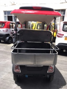 Nuevo Triciclo Eléctrico Mini de Tres Ruedas con Carrocería Abierta, Motor de Más de 1000W, Batería de Plomo-Ácido, Capacidad de Carga de 300-400kg para Uso de Carga - Product Image 4