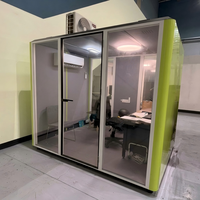 Cabine Acoustique Premium Insonorisée pour Réunions, OEM/ODM Personnalisable, Cabine Téléphonique de Bureau Moderne pour Domicile, Bureau, Entrepôt, Salle de Sport