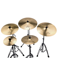 Brass Cymbals Set High Quality Practice Cymbal Set for Drum Kits