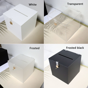 Hộp Đựng Thiệp Cưới Có Khóa Bằng Nhựa Acrylic Kích Thước Tùy Chỉnh Có Khe Cắm Hộp Đựng Thiệp Mời Có Logo - Product Image 6