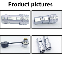 BEXKOM IP68 Weipu BK-WP-001 Prise circulaire étanche à 2, 3, 4, 5, 6, 7, 9 broches, connecteur femelle, emballage scellable