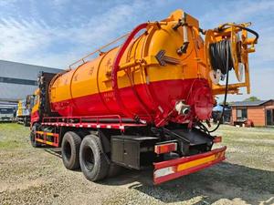 Camions d'aspiration des eaux usées Dongfeng 6x4, dragage de canalisations et aspiration des eaux usées, camion à vide diesel efficace pour l'aspiration des eaux usées - Product Image 5