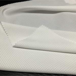 ソフトタッチ115gsm 100D穴93% ポリエステル7% スパンデックス無地染め4ウェイストレッチ生地テニススカート日焼け防止服 - Product Image 4