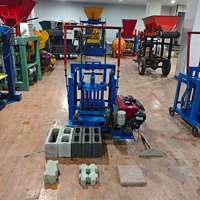 Machine manuelle de fabrication de blocs de pavé Henan, extrusion vibratoire, moulage facile, SHENG WANG LONG