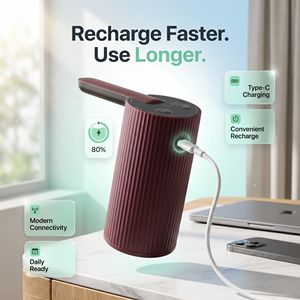 Grifo de Agua Portátil Inalámbrico Automático con Bomba de Agua de 5 Galones, Carga USB, Batería Plegable, Dispensador de Agua Eléctrico - Product Image 4