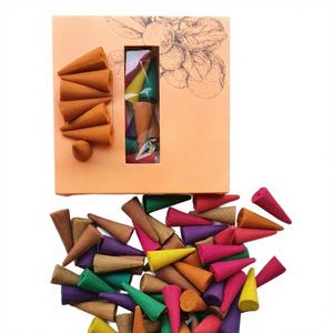 Cônes d'encens en bois à l'arôme de bergamote d'aromathérapie chinoise naturelle, paquet de 120 cônes pour la méditation, la relaxation, le yoga et l'utilisation à domicile - Product Image 4