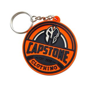 PVC Keychain Custom 2D 3D Cartoon Engineering Truck Keyring Rubber Silica Gel Soft <b>Key</b> <b>Chain</b> - Product Image 5