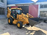 Sunblaze CE Certified Backhoe Loader Mesin Diesel Yunnei Sistem Hidrolik Penuh Garansi 1 Tahun-Rakitan Gearbox Handal untuk