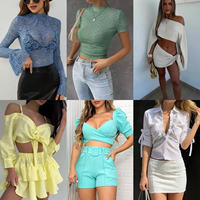 Nouvelle collection 2026 – Vêtements féminins sexy de haute qualité à prix réduit, style international, en polyester, assortiment aléatoire en stock