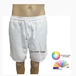 Pantalones cortos de baloncesto con logotipo personalizado, pantalones cortos deportivos de entrenamiento de diseño liso para hombre