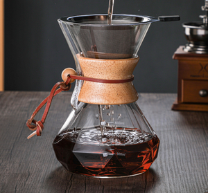 Service à café, tasse à café et cafetière avec filtre en acier inoxydable, <span class=keywords><strong>Carafe</strong></span> résistante à la chaleur - Product Image 2