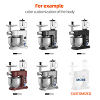 Accessoires de cuisine, batteur à œufs électrique pour la cuisine, robot culinaire avec bol de grande capacité 8L, batteur sur socle